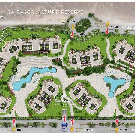Jardines - Avago 2 1 Pool View 2b Дом отдыха